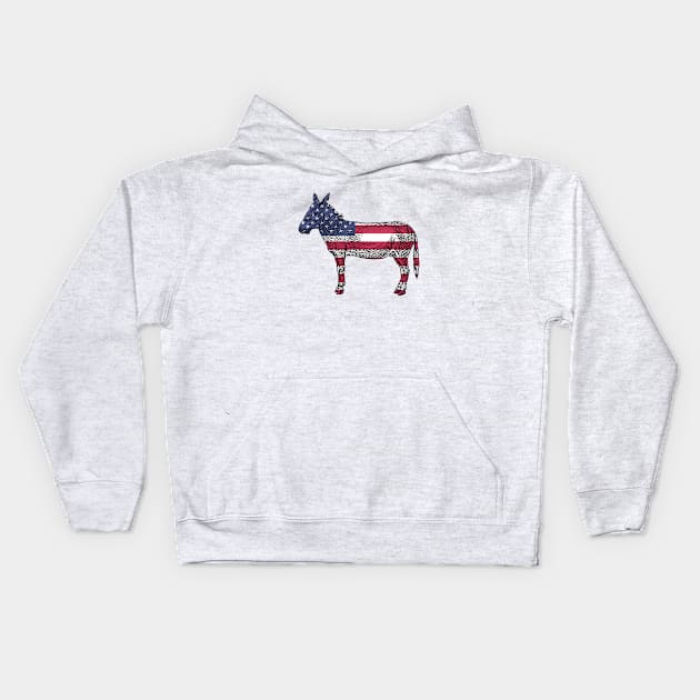 Donkey Kids Hoodie by linesdesigns